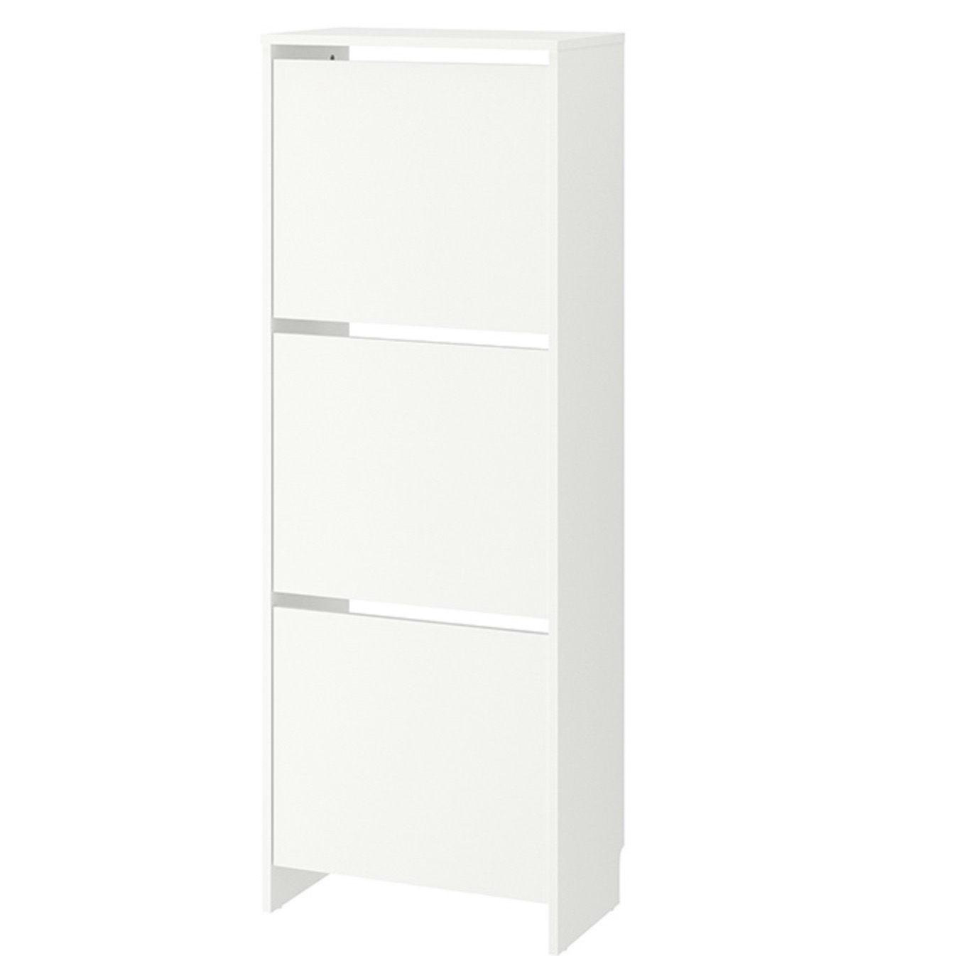 IKEA 宜家 BISSA 比萨 三门鞋柜 白色