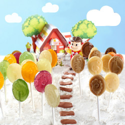 fujiya 不二家 棒棒糖组合装 2口味 125g 20支(柠檬味 西柚味)