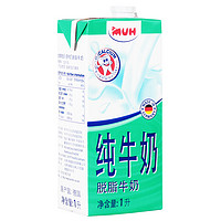 MUH 甘蒂牧场 脱脂纯牛奶 1L