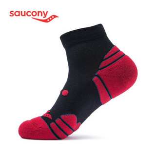 Saucony索康尼配件跑步袜运动袜子运动袜中性380937100028 黑红
