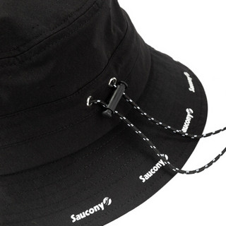 Saucony索康尼 配件 运动包 帽渔夫帽 中性 379937100059 黑色 M