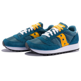 Saucony索康尼 JAZZ ORIGINAL VINTAGE 经典复古鞋跑鞋女鞋 S60368 青/黄-95 35.5