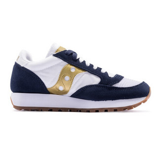 Saucony索康尼 JAZZ ORIGINAL VINTAGE 经典复古鞋跑鞋女鞋 S60368 白/深兰/金-92 38