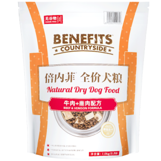 Myfoodie 麦富迪狗粮 倍内菲冻干狗粮倾纯系列狗粮鸭肉鸡肉牛肉鱼肉全犬粮小型犬幼犬泰迪通用型无谷牛肉鹿肉生鲜配方