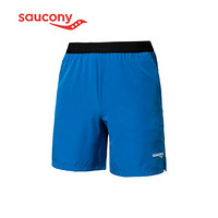 Saucony索康尼 夏新品男子休闲运动潮流百搭梭织短裤男380229110087 彩兰色 XXL