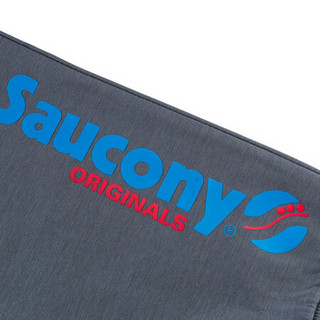 Saucony索康尼新款休闲潮流LOGO运动长裤男380229110022 深灰 XL