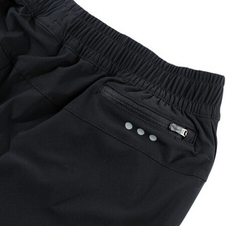 Saucony索康尼新款男装型格透气休闲LOGO运动长裤380229110093 黑色 L