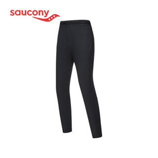 Saucony索康尼 新款直筒裤透气修身休闲裤运动长裤女380228110049 黑色 M