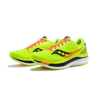 Saucony索康尼新品ENDORPHIN SPEED啡速 比赛竞速鞋男跑鞋S20597 黄绿-65 45