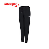 Saucony索康尼 新品女子运动休闲跑步训练梭织长裤380028110275 黑色 M