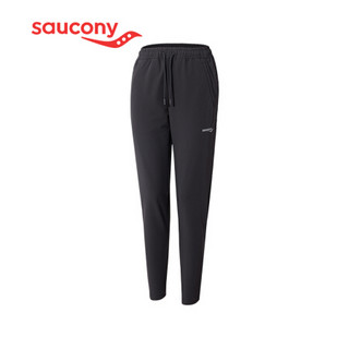 Saucony索康尼  新品女子跑步运动裤 休闲百搭长裤女380028110299 黑色 S