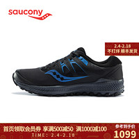 Saucony索康尼 新品PEREGRINE 游隼 ICE+ 男子越野跑山跑鞋S20541 黑兰-2 42