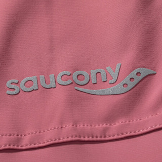 Saucony索康尼  新品 时尚运动 女子慢跑训练针织长裤380028110233 灰红 L