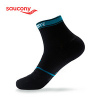 Saucony索康尼 配件 运动包 袜运动中袜 中性 379937100064 黑色 M(22-24CM)