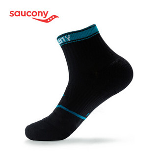 Saucony索康尼 配件 运动包 袜运动中袜 中性 379937100064 黑色 L(24-26CM)
