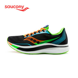 Saucony索康尼 2021年新品ENDORPHIN PRO啡鹏男子碳板跑鞋竞速跑步鞋S20598 黑彩兰-25 46