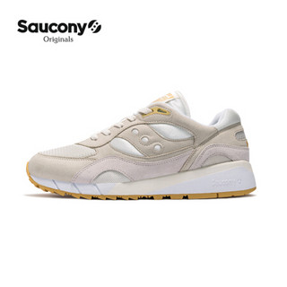 Saucony索康尼 2021新品男子SHADOW 6000 男经典复古休闲鞋S79008 卡基-11 42.5