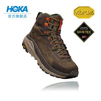 HOKA ONE ONE男卡哈KAHA GTX户外中帮防水靴登山徒步鞋 黑橄榄/绿色 7.5/255mm