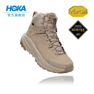 HOKA ONE ONE男卡哈KAHA GTX户外中帮防水靴登山徒步鞋 沙色/牛津黄 11/290mm