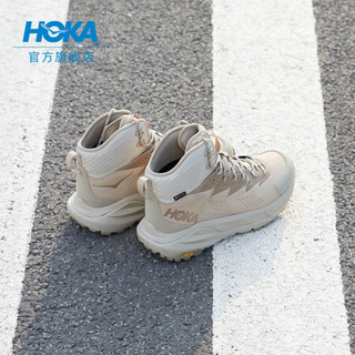 HOKA ONE ONE男卡哈KAHA GTX户外中帮防水靴登山徒步鞋 沙色/牛津黄 11/290mm