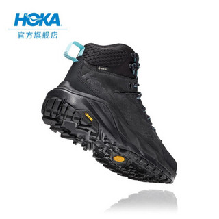 HOKA ONE ONE女卡哈KAHA GTX户外中帮防水靴登山徒步鞋新品 黑色/深砂灰 9/260mm