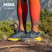 HOKA ONE ONE女飞速羚羊4越野跑步鞋缓冲支撑耐磨运动鞋 深砂灰 / 烟灰 US 8/ 250mm