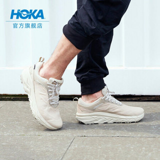 HOKA ONE ONE 男Challenger Gore-Tex 挑战者低帮皮面防泼水宽楦版运动鞋 牛津黄/沙色 10.5/285mm
