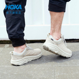 HOKA ONE ONE 男Challenger Gore-Tex 挑战者低帮皮面防泼水宽楦版运动鞋 牛津黄/沙色 10.5/285mm