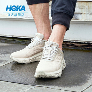 HOKA ONE ONE 男Challenger Gore-Tex 挑战者低帮皮面防泼水宽楦版运动鞋 牛津黄/沙色 12/300mm