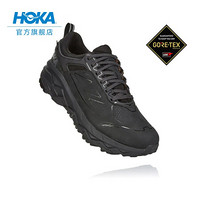 HOKA ONE ONE 男Challenger Gore-Tex 挑战者低帮皮面防泼水宽楦版运动鞋 黑色/黑色 7/250mm