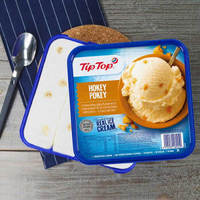 tiptop新西兰进口雪糕大桶装焦糖味冰激凌冷饮家庭装网红冰淇淋2L
