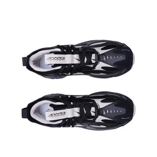 Reebok 锐步 DMX Series 1200 中性休闲运动鞋 DV9234 黑色/白 36.5