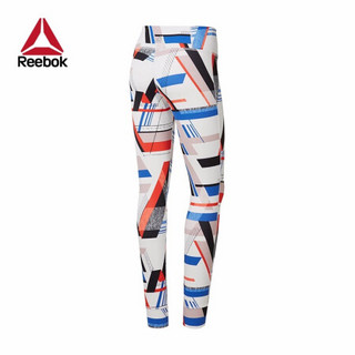 Reebok锐步 OS LUX BOLD TIGHT-VORTA运动健身 女子训练紧身裤 FKT96 DP5618_白色 A/XL