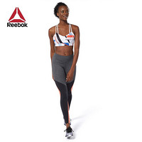 Reebok锐步OS LUX TIGHT女子健身训练长裤紧身裤FKT90 DU4094_粉色/黑色/灰色 A/M