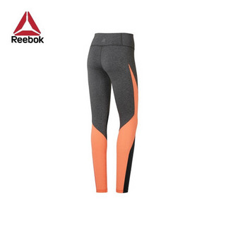 Reebok锐步OS LUX TIGHT女子健身训练长裤紧身裤FKT90 DU4094_粉色/黑色/灰色 A/M