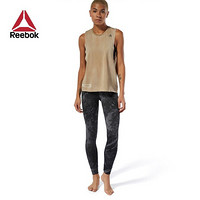 Reebok锐步官方 运动健身CBT LUXBOLD JACQUARDTIGHT女子紧身裤FKY38 DU4997_黑色 A/L