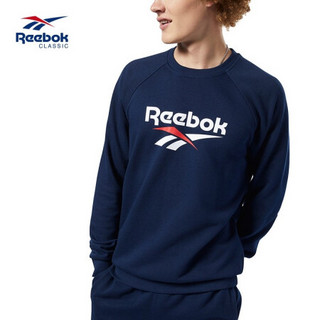 Reebok官方 运动经典 CL V UNISEX CREW 男女卫衣 GNC42 FK3371_藏青色 A/2XL