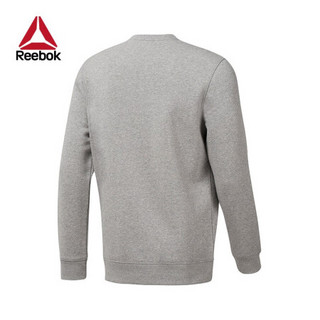 Reebok官方 运动健身 TE FLEECE CREW 男子卫衣 EMQ96 CY4859_灰色 A/XL