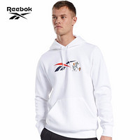 Reebok锐步男女休闲连帽卫衣 猫和老鼠白色潮流时尚经典新款GK9160 GK9160_白色 A/L