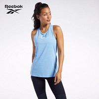 Reebok运动健身 TS AC ATHLETIC TANK 女子运动背心GLQ88 FK7114_蓝色 A/XL