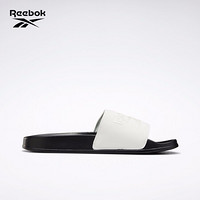 Reebok锐步男女 休闲凉拖CLASSICSLIDE情侣款白色拖鞋EH2744 EH2744_白色/黑色/米白色 39