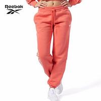 Reebok锐步女子休闲长裤 CL FL  PANT 宽松简约经典运动裤 EB5154 EB5158_红橙色 A/XL