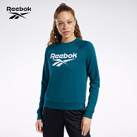 Reebok运动经典CL F VECTOR CREW女子休闲套头衫GJR53 FN2966_绿色 A/XS