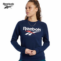 Reebok运动经典CL F VECTOR CREW女子休闲套头衫GJR53 FK2764_藏青色 A/L