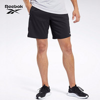 Reebok锐步 运动健身TS Epic Ltwt Short 6MO男子弹力训练五分裤FJ4602 FJ4602_黑色 A/M