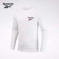 Reebok锐步 运动经典CL X MU VT CREW3男女卫衣长袖T恤套头衫GK0002 GK0002_白色 A/XS