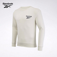 Reebok锐步 运动经典CL X MU VT CREW3男女卫衣长袖T恤套头衫GK0002 GK0007_米白色 A/XS