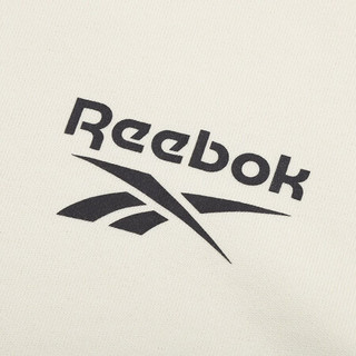 Reebok锐步 运动经典CL X MU VT CREW3男女卫衣长袖T恤套头衫GK0002 GK0007_米白色 A/XL