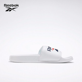 Reebok锐步男女拖鞋 SLIDE情侣沙滩运动休闲凉拖鞋EH0416 EH0668_白色 36