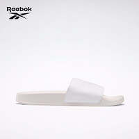 Reebok锐步男女拖鞋 SLIDE情侣沙滩运动休闲凉拖鞋EH0416 FW5751_白色 44.5